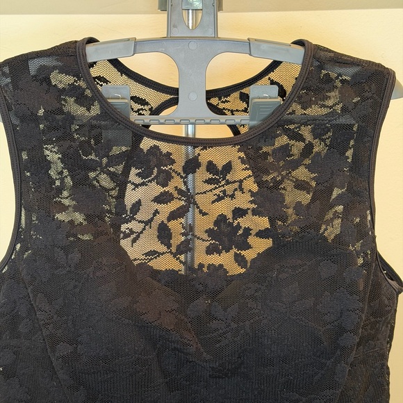 Torrid Black Lace One Piece Swimsuit size 2 - Picture 2 of 11